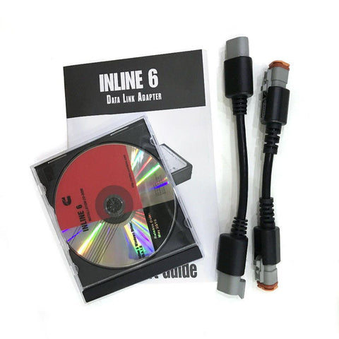 Image of INLINE 6 Data Link Adapter for Cummins RP1210 Heavy Duty Diagnostic Full Set