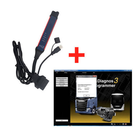 Image of V2.38 Scania VCI-3 VCI3 Scanner Wifi Diagnostic Tool For Scania Truck Support Multi-language Win7/Win10