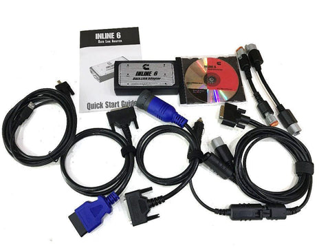 Image of INLINE 6 Data Link Adapter for Cummins RP1210 Heavy Duty Diagnostic Full Set