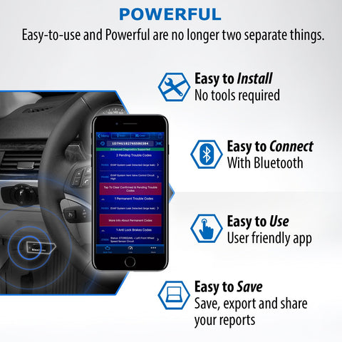 Image of BlueDriver Bluetooth Pro OBDII Scan Tool for iPhone & Android