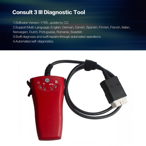 Image of 2 in 1 Diagnostic Tool For Renault CAN Clip V172 Consult 3 III Nissan Scanner Auto Self-diagnostic Tool Car Vehicle Repair